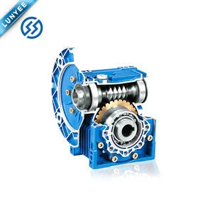 NMRV manual worm gearbox electric motor gear reducer