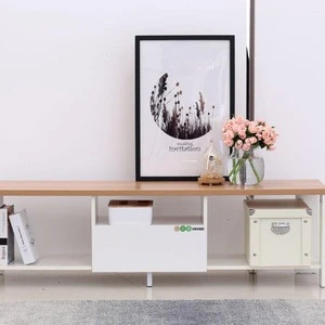 Nordic style designs modern wooden tv stand with drawer