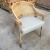 Import Nordic Style Dining Chair Rattan Back Restaurant Chair Golden Color Legs Chair For Cafe from China