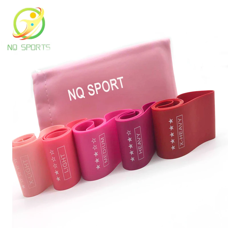 NQ SPORTS Wholesale Latex-free Mini Bands Exercise Custom Resistance Bands