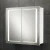 Import OEM European Wall Mounted Aluminum Bathroom LED Illuminated Mirror Cabinet from China
