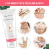 OEM factory custom private label organic permanent hair removal cream for hands arms legs bikini line body