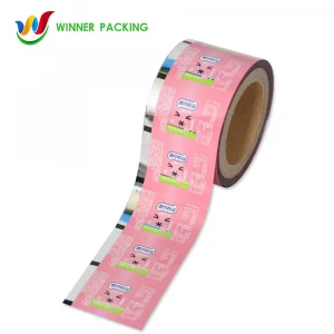 OEM FACTORY PRICE  METALIZED PET WRAPPER FOIL ROLL FILM  FOR CANDY PACKING  WITH CUSTOM LOGO PRINT