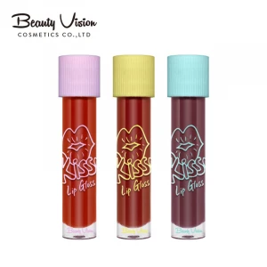 OEM Long Lasting Vegan No Label Matte Lipgloss Plumping Glitter Custom Nude Clear Glossy Lip Gloss Private Label