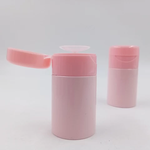 OEM Luxury Empty 80ml 150ml 200ml Liquid Customized PET Pink Frosted Make Up Makeup Nail Polish Remover Dispenser Bottle