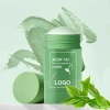 OEM ODM Cleansing face remove acne control oil shrink pores collect green tea mask stick deep cleanse mask lazy Green Tea Mask