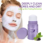 OEM private label face skin care mask stick moisturizing facial mud eggplant facial mask stick