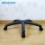 Import office chair accessories components revolving black iron painting office swivel chair base other furniture parts for chair from China