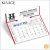 Import Office necessary art design paper spiral desk calendar2020 New Big Full Wording Desk Calendar from China