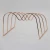 Import Office Supplies Desk Accessories for Women Rose Gold 5 Piece Wire Rose Gold Desk Organizer Set For Home wall file organizer from China