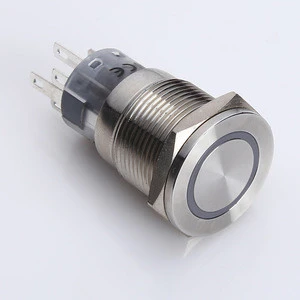 ONPOW 19mm momentary push button switch illuminated switch (CE ROHS approve)