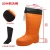 Import Orange Black Lightweight Anti Slip Water Proof Winter Warm Snow Ski Fishing Fisherman Cold Storage Eva Foam Rain Boots For Men from China