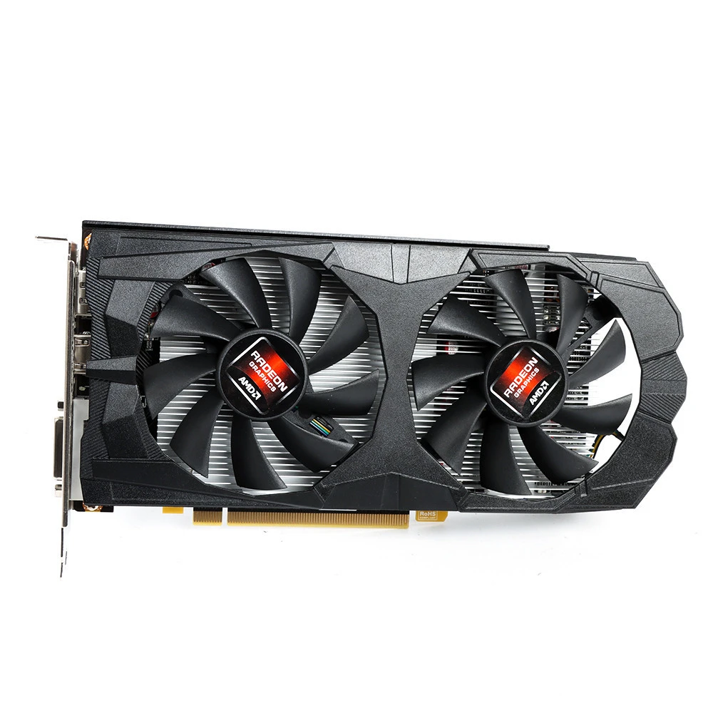 Original Brand new RX580 Graphic card Radeon RX580-8GB 2048sp 256bit DDR5 for GPU mining card gaming graphic card ready to ship