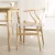 Import Original Color Ash Wood Hotel Chairs Banquet Chair Furniture Chair from China