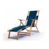 Outdoor leisure portable wooden beach folding chair