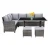 Import Outdoor Patio Sectional Furniture Sets  Rattan Wicker Sofas Garden Furniture with Cushion from China