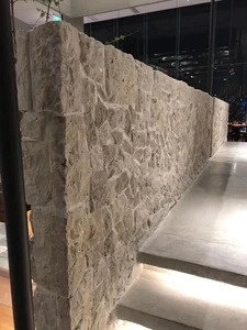Outside Wall Stone Rock Face White Limestone
