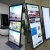 Import P2 LED poster display screen movable led standing advertising board stand up advertisement display boards from China