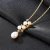 Import PAG&MAG High Quality Jewelry 925 Sterling Silver Necklace With Natural Mix Color Pearl Pendant Necklace For Female from China