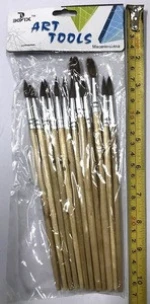 Paint Brush Set Acrylic 12pcs Professional Paint Brushes Artist for Watercolor Oil Acrylic Painting Drawing Art Supplies
