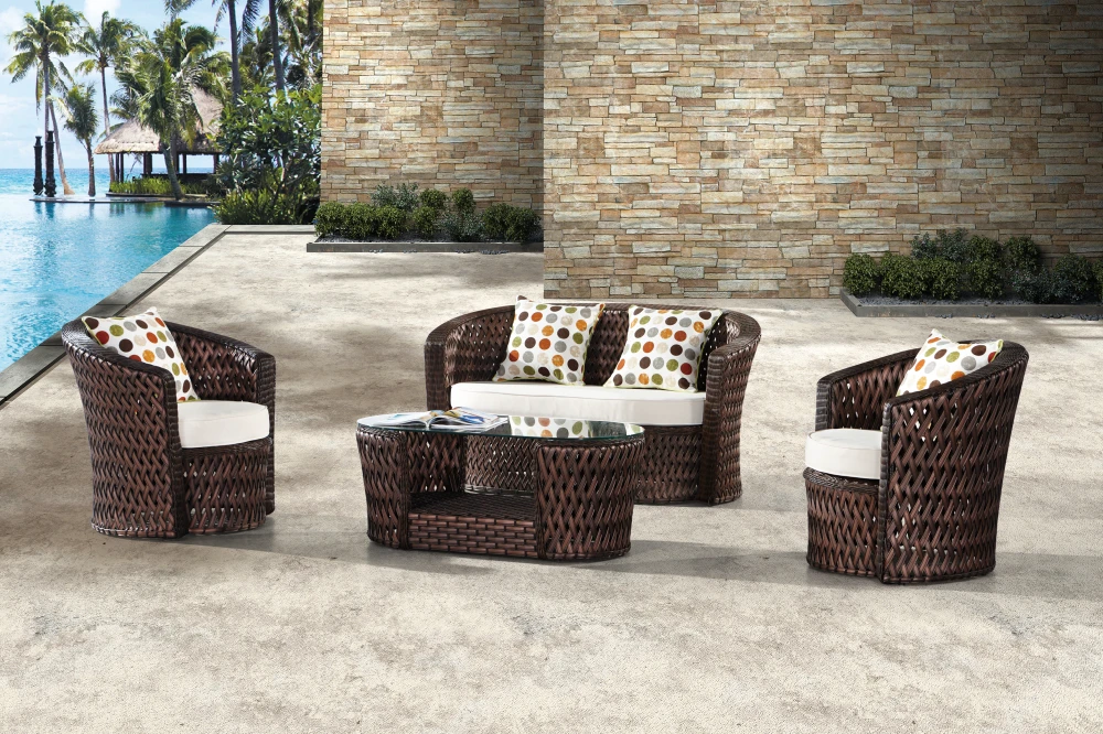 patio comfortable aluminium garden sofa set outdoor furniture