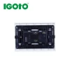 PC material 15A 125V 120*80mm American Twin Receptacle for latin american market