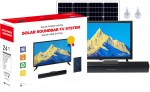 Pcv Solar Home Theatre Solar Soundbar TV System Portable off Grid Energy for TV+Fan+LED Lights