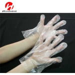 PE Disposable plastic coated apron and gloves