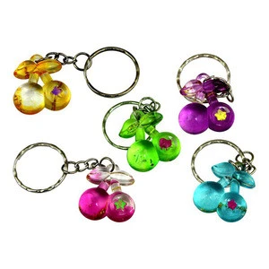 Pendants Cherries for Keychains - Dangle Keyring Charms Assorted for  Door Keys, Car Key Ring Chain, Crafts Charm, Bag Pendants