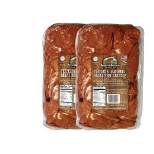 Pepperoni Flavored Halal Beef Sausage 907g tiger meat for sale