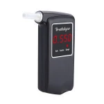 Personal Alcohol Tester with Replacement Mouthpiece Breathalyzer Gadget Roadway Safety at858