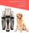 Import Pet Cat Dog clippers professional Dogs grooming clipper groomer kit USB Rechargeable Low-noise Pets Hair Trimmer from China
