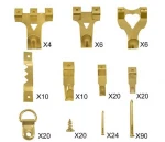 photo frame hanger and screws hardware 230pcs