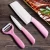 Import Pink ceramic knife set from China