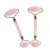 Import Pink Rose Quartz Jade Roller Gua Sha Set Beauty Face Massage Tool Rose Quartz Jade Roller from China