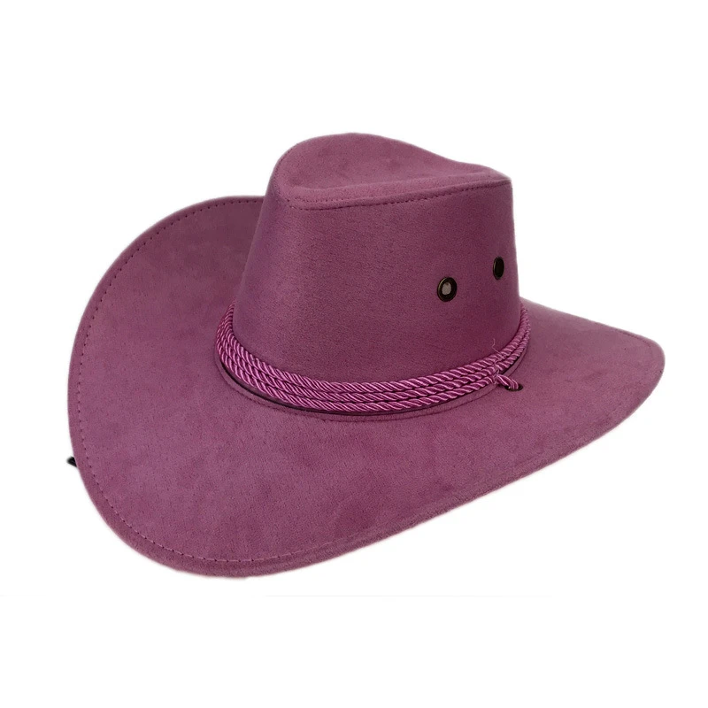 Plain Promotional Cowboy Hat Wool Felt Unisex