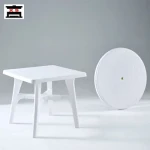 Plastic Black Round Table Household Dining Table Injection Mould
