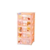 Plastic cabinet TOMI-S 5 drawers Cheap price Eco-friendly plastic storage cabinet for children