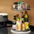 Import Plastic Kitchen Rotating Shelf Round Storage Rack Spice Fruit Basket Home Organizer from China