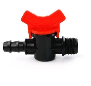 Plastic Mini Barb Offtake Valve For Connecting Irrigation Pipe