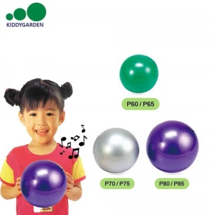 Plastic PVC-Free Toy Pearl Ball with Bell Inside