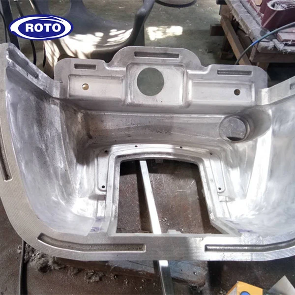 Plastic rotational mould for above ground fuel tank