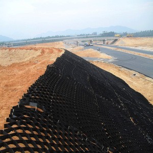 Plastic Sheet Textured and Perforated HDPE Geocells for Slope Protection