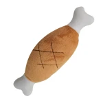 Plush Dog Squeaky Chew Set Pet Toys Milkshake For Dogs With Squeaker
