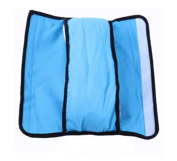 Plush Soft Headrest Neck Support Pillow Shoulder Pad Car Safety Seatbelt Stuffed Travel Pillows For Kids