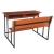 Import plywood desk and  chair for high school from China