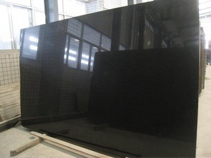 Polished China Black Granite, Absolute Black Granite Slabs Price