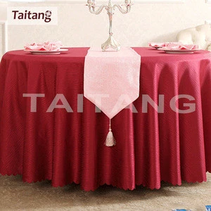 Polyester tablecloth spun restaurant table linens table cloth