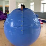 popular party  and holiday inflatable toy wearable inflatable suit blueberry balloons