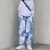 Import Popular Tie-dye Pants Womens Korean-style Loose Drooping Pants Student High Waist Wide-leg Casual Pants from China